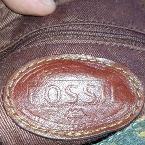 fossil brown bolsa